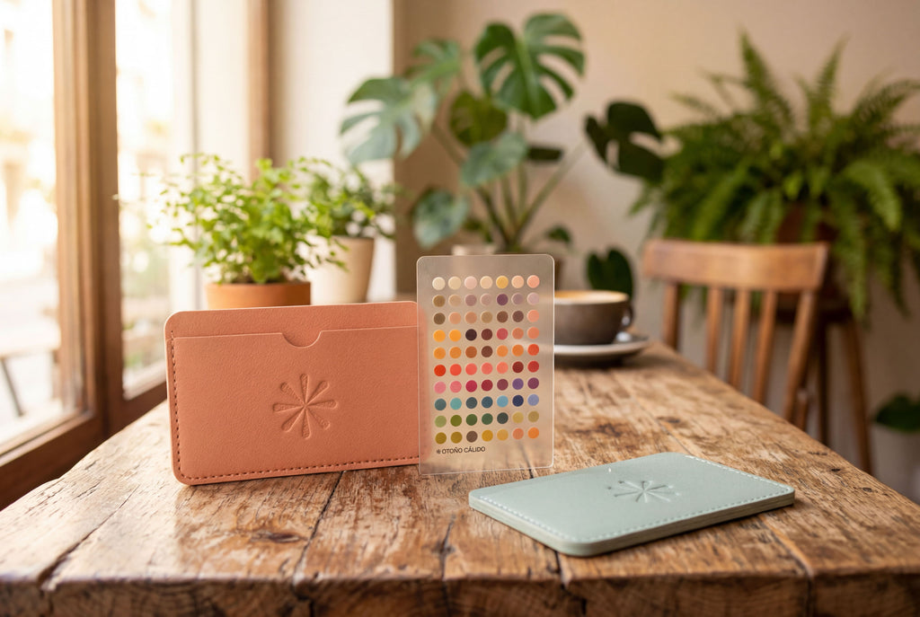 Paleta de Colorimetría Otoño Cálido + Tarjetero