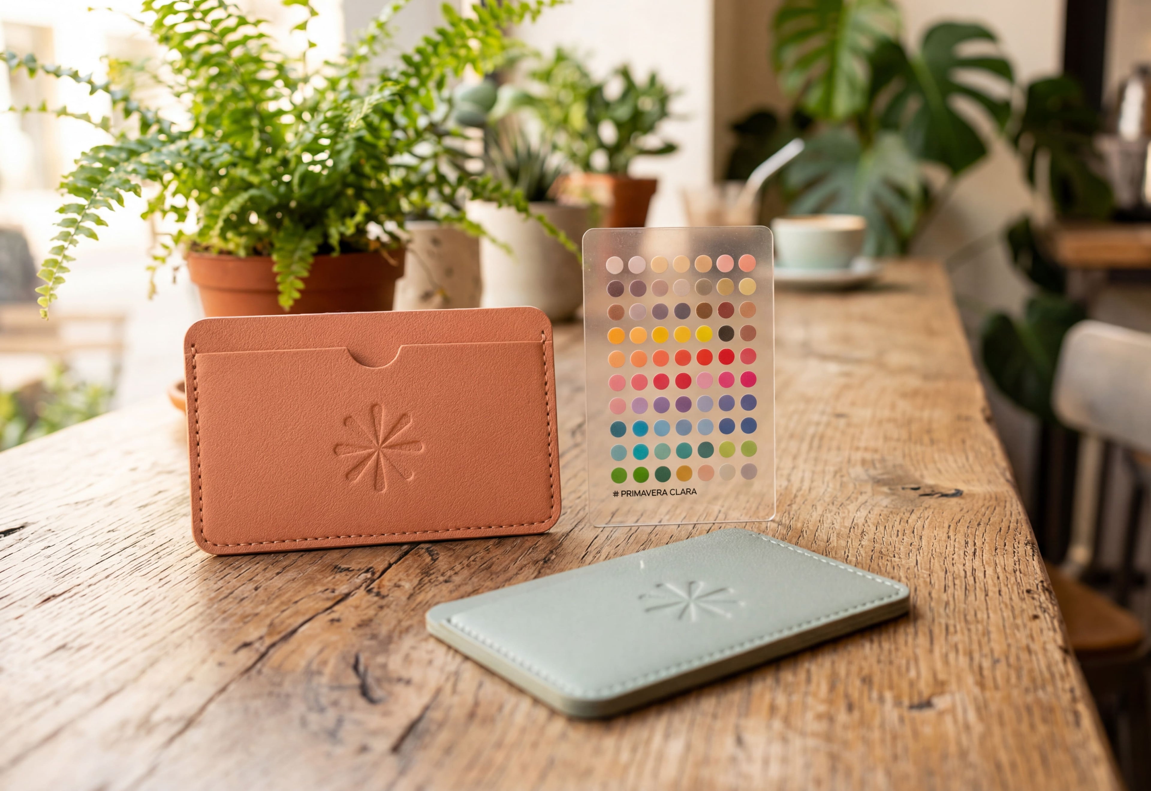 Paleta de Colorimetría Primavera Clara + Tarjetero
