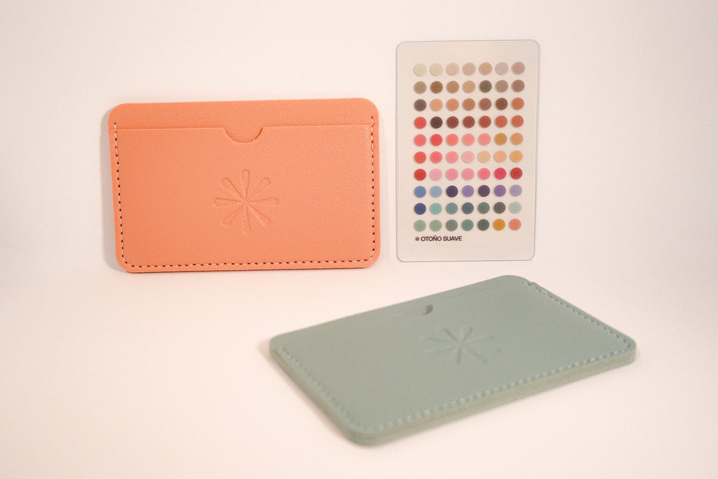Paleta de Colorimetría Otoño Suave + Tarjetero