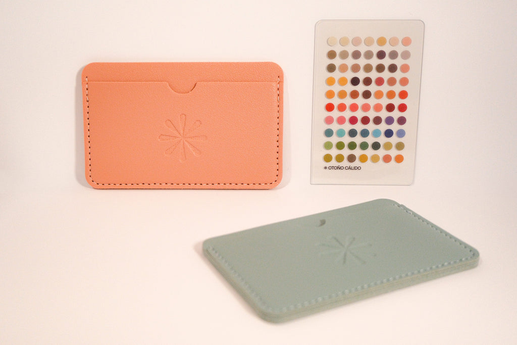 Paleta de Colorimetría Otoño Cálido + Tarjetero
