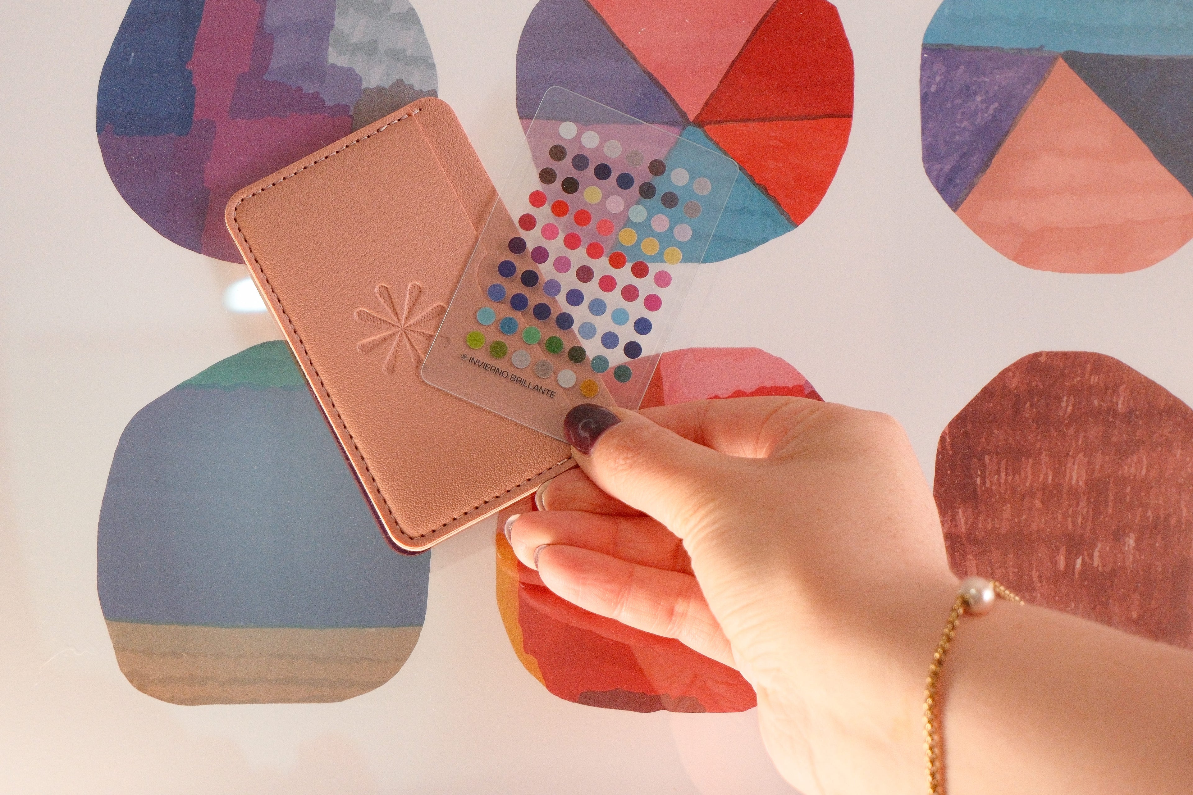 Paleta de Colorimetría Invierno Brillante + Tarjetero
