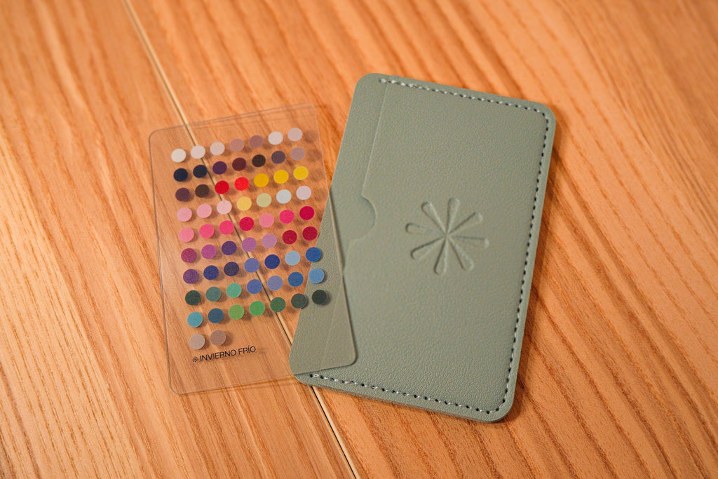 Paleta de Colorimetría Invierno Frío + Tarjetero
