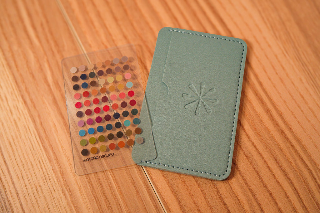 Paleta de Colorimetría Otoño Oscuro + Tarjetero