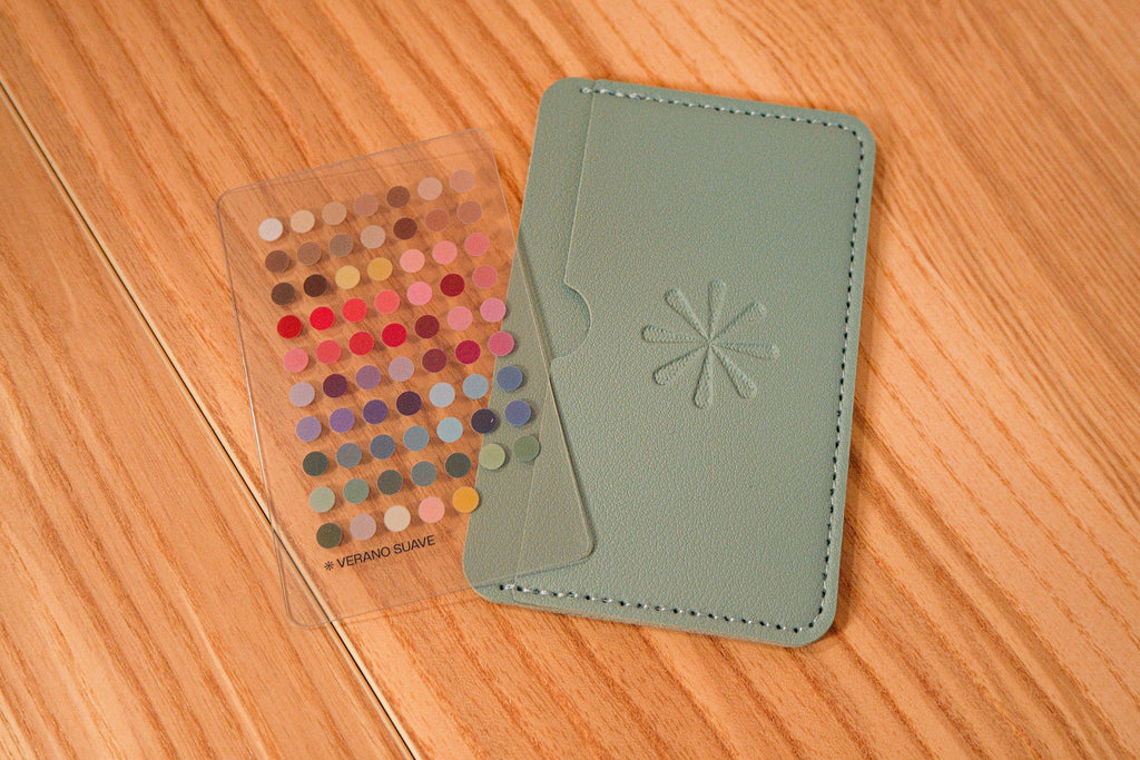 Paleta de Colorimetría Verano Suave + Tarjetero