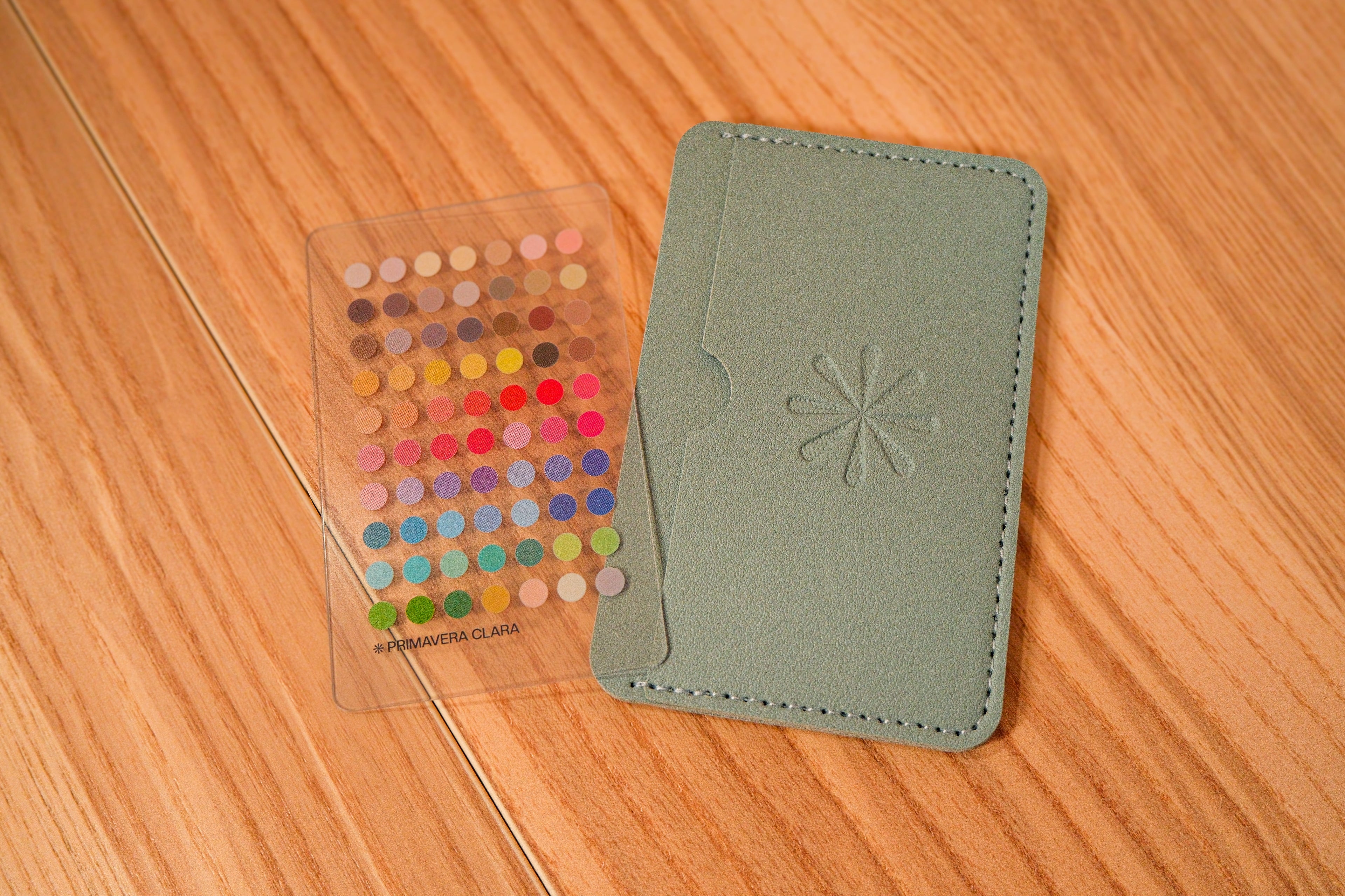Paleta de Colorimetría Primavera Clara + Tarjetero