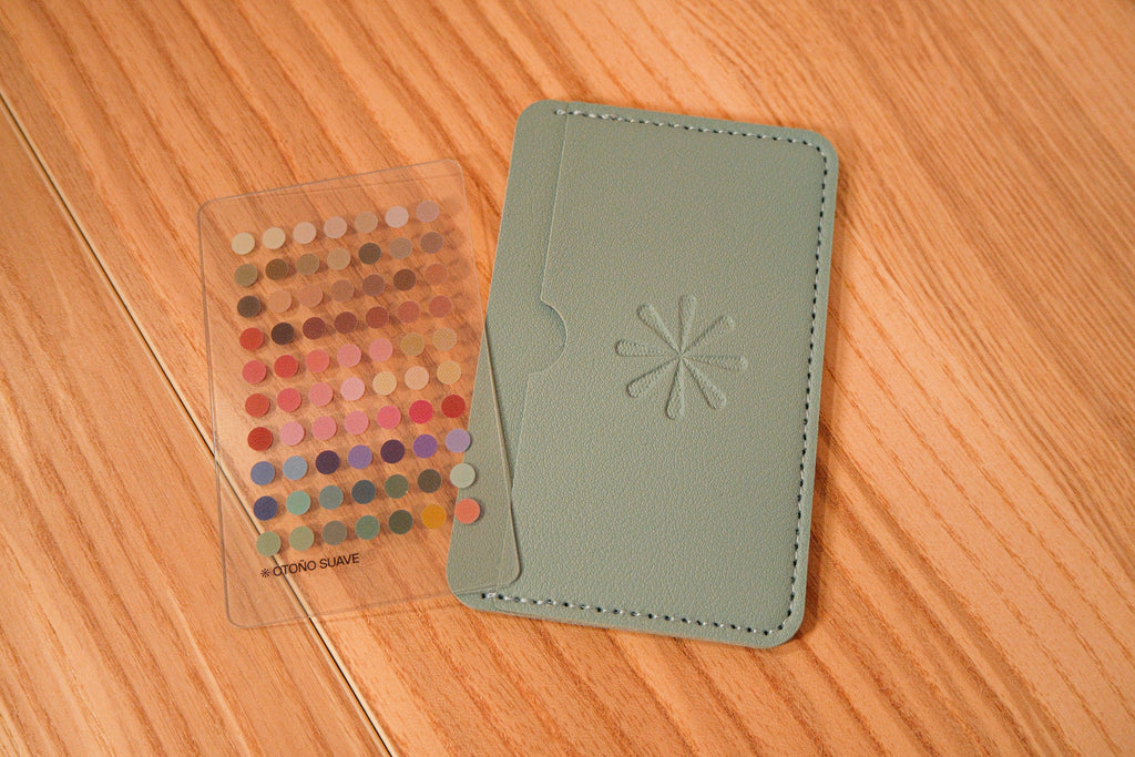 Paleta de Colorimetría Otoño Suave + Tarjetero