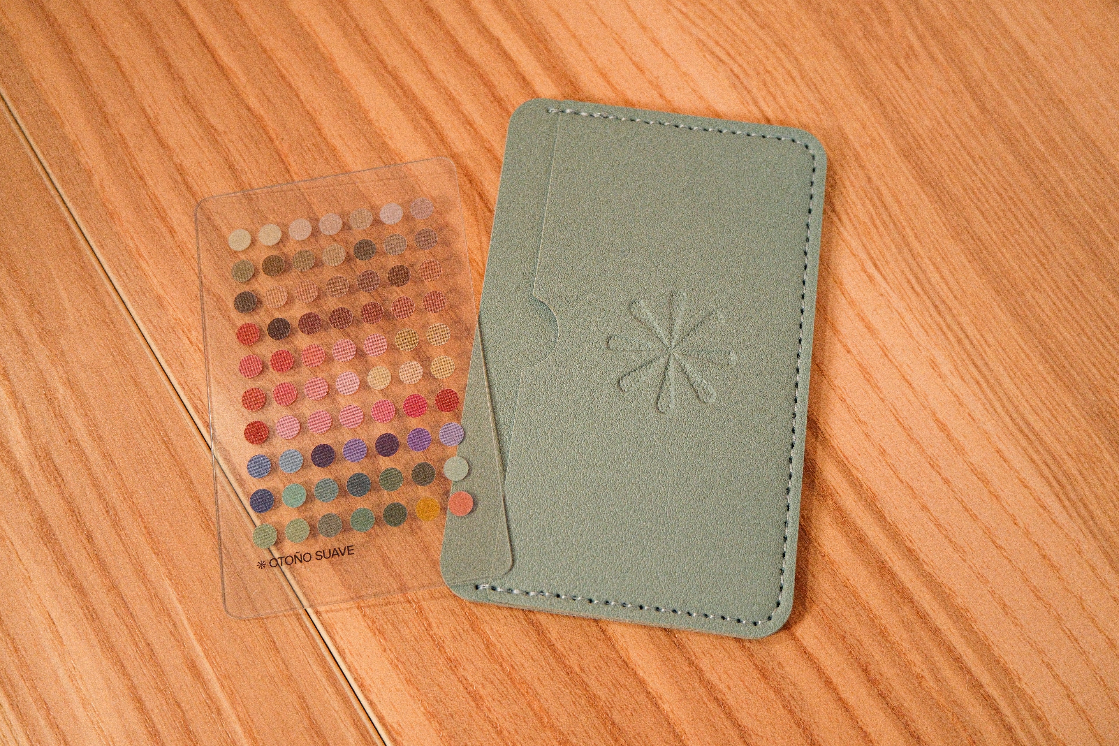 Paleta de Colorimetría Otoño Suave + Tarjetero